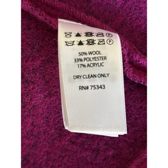 Max Studio Sweater Coat Open Front Medium Wool Blend Boho Cottagecore Fairy - Picture 5 of 9